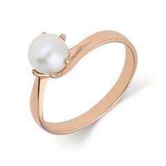 Золотое кольцо с подвеской и жемчугом Gold Pearls для женщин W55205404 1000000010730 цена и информация | Кольца | 220.lv