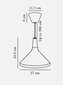 Nordlux piekaramais gaismeklis Nori 2120813032 cena un informācija | Piekaramās lampas | 220.lv