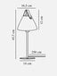 Nordlux galda lampa Strap 2020025001 cena un informācija | Galda lampas | 220.lv