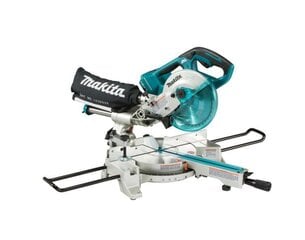 Leņķzāģis MAKITA 2x18V 190mm bez akumulatora un lādētāja BLDC DLS714NZ cena un informācija | Zāģi, ripzāģi | 220.lv