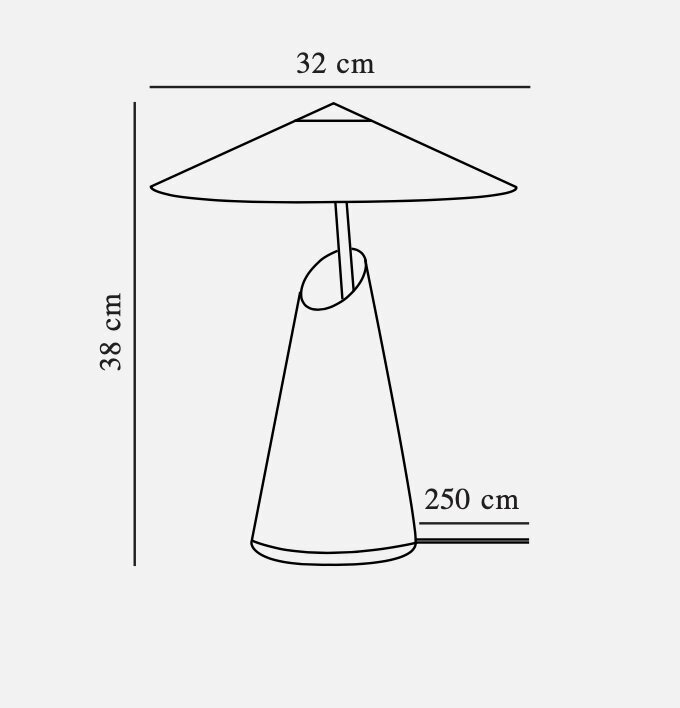 Nordlux galda lampa Taido 2320375033 цена и информация | Galda lampas | 220.lv