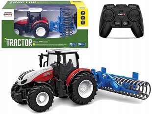 Lauksaimniecības traktors ar blīvētāju 1:24 2.4GHz RTR cena un informācija | Rotaļlietas zēniem | 220.lv