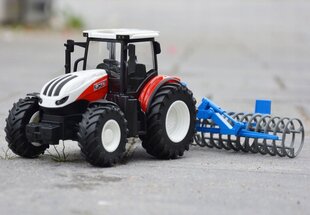 Lauksaimniecības traktors ar blīvētāju 1:24 2.4GHz RTR цена и информация | Игрушки для мальчиков | 220.lv