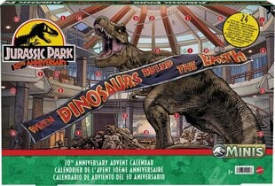 Адвент-календарь Jurassic World HTK45 цена и информация | Конструктор автомобилей игрушки для мальчиков | 220.lv