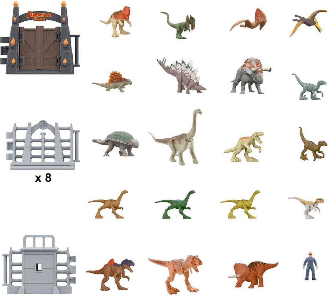 Adventes kalendārs Jurassic World HTK45 cena un informācija | Rotaļlietas zēniem | 220.lv