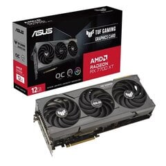 Asus TUF Gaming Radeon RX 7700 XT OC Edition (TUF-RX7700XT-O12G-GAMING) цена и информация | Видеокарты (GPU) | 220.lv