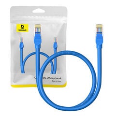 Network cable cat.8 Baseus Ethernet RJ45, 40Gbps, 0.5m (black) цена и информация | Кабели и провода | 220.lv