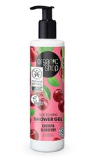 Гель для душа Organic Shop Cherry Blueberry, 280 мл цена и информация | Масла, гели для душа | 220.lv