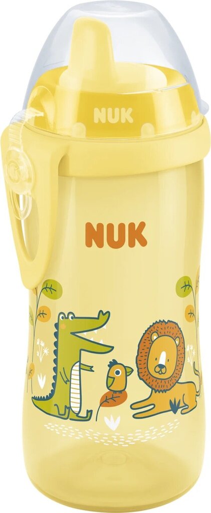Dzeramā pudele Nuk Kiddy Cup, 12 mēneši, 300 ml cena un informācija | Bērnu pudelītes un to aksesuāri | 220.lv