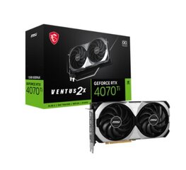 GeForce RTX 4070 Ti Ventus 2X 12G OC цена и информация | Видеокарты (GPU) | 220.lv