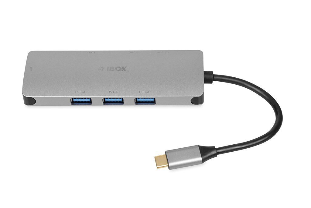 iBox IUH3RJ4K цена и информация | Adapteri un USB centrmezgli | 220.lv