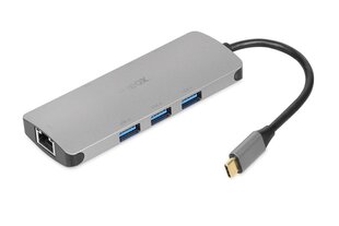 iBox IUH3RJ4K. цена и информация | Адаптеры и USB разветвители | 220.lv