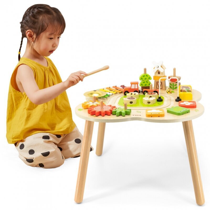 Izglītojošs galds Viga PolarB Montessori cena un informācija | Rotaļlietas zīdaiņiem | 220.lv