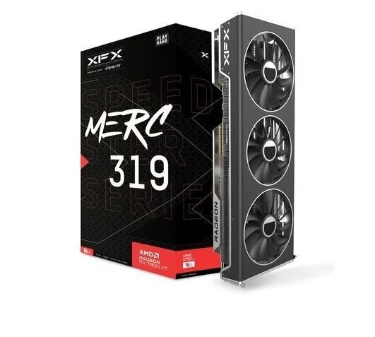 XFX Speedster Merc 319 Radeon RX 7800 XT Black Edition (RX-78TMERCB9) cena un informācija | Videokartes (GPU) | 220.lv