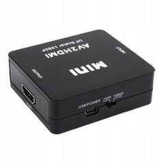 Video pārveidotājs Adapteris HDMI uz AV RCA Converter цена и информация | Smart устройства и аксессуары | 220.lv