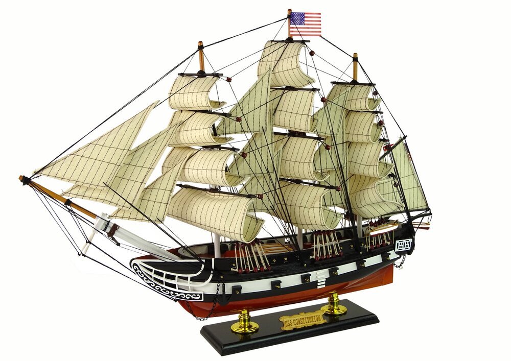 Kuģa modelis, USS Constitution, XXL цена и информация | Rotaļlietas zēniem | 220.lv