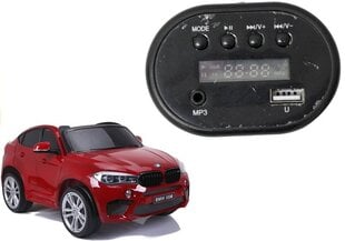Mūzikas panelis BMW X6M bērnu elektromobilim cena un informācija | Bērnu elektroauto | 220.lv