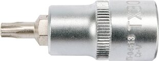 Torx tapas uzgriežņu atslēga 1/2" t30 l55mm cena un informācija | Rokas instrumenti | 220.lv