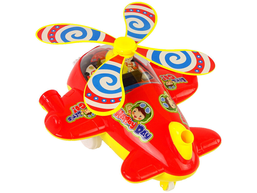 Stumjama rotaļlieta - Lidmašīna, sarkana cena un informācija | Rotaļlietas zīdaiņiem | 220.lv