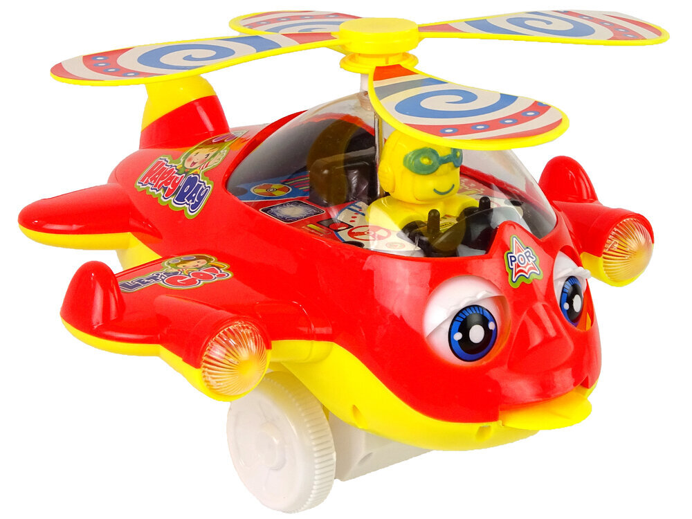 Stumjama rotaļlieta - Lidmašīna, sarkana cena un informācija | Rotaļlietas zīdaiņiem | 220.lv