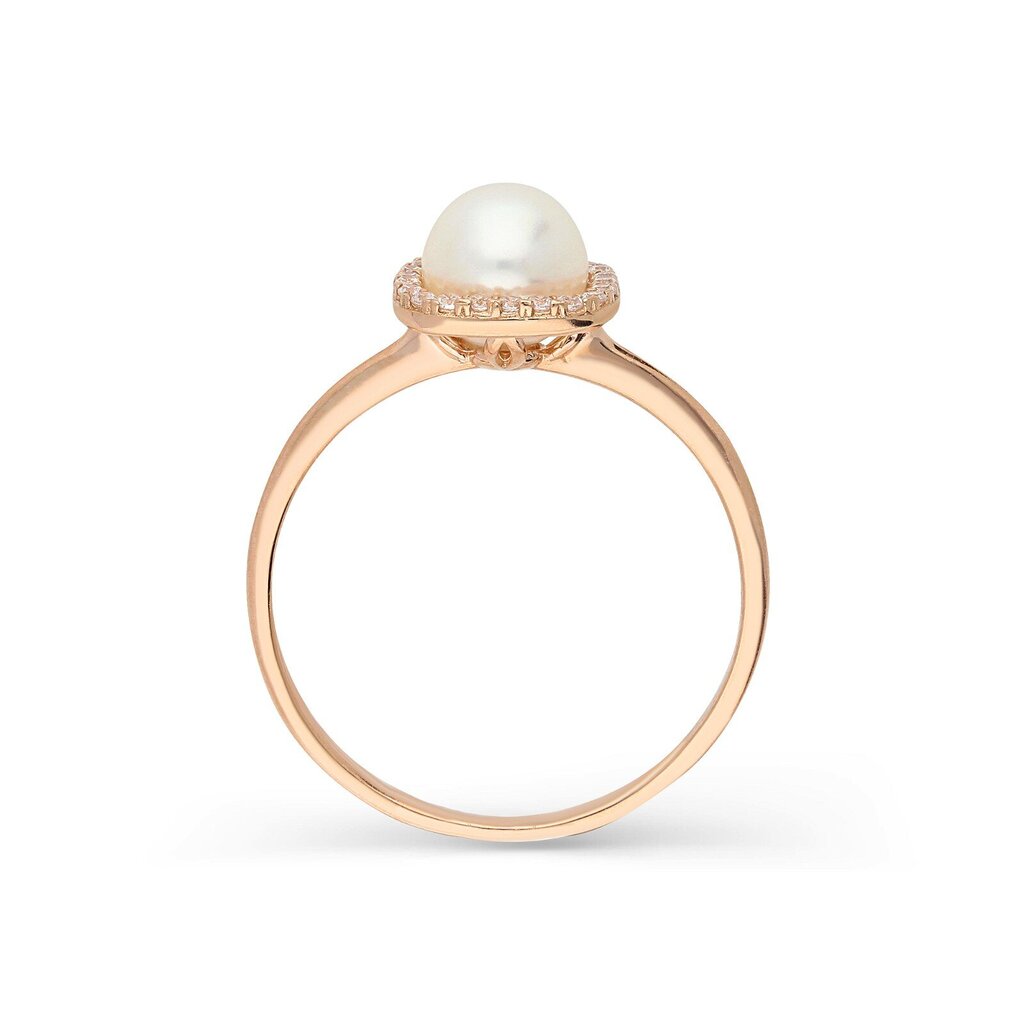 Zelta gredzens un pērlēm Gold Pearls sievietēm cena un informācija | Gredzeni | 220.lv