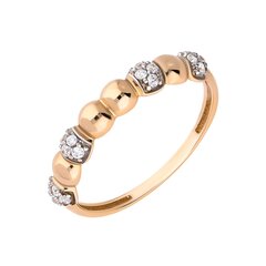 Золотое кольцо с кубическим цирконием Zoye 9K для женщин W56800825 1000000034262 цена и информация | Кольца | 220.lv