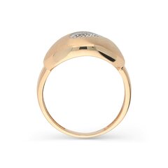 Золотое кольцо с кубическим цирконием NINE для женщин W59489799 1000000033941 цена и информация | Кольца | 220.lv