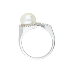 Серебряное кольцо с подвеской и жемчугом Silver Pearls для женщин W57802784 1000000035828 цена и информация | Кольца | 220.lv