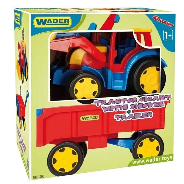 Piekabes iekrāvējs Gigant Traktor Wader, 117 cm цена и информация | Rotaļlietas zēniem | 220.lv