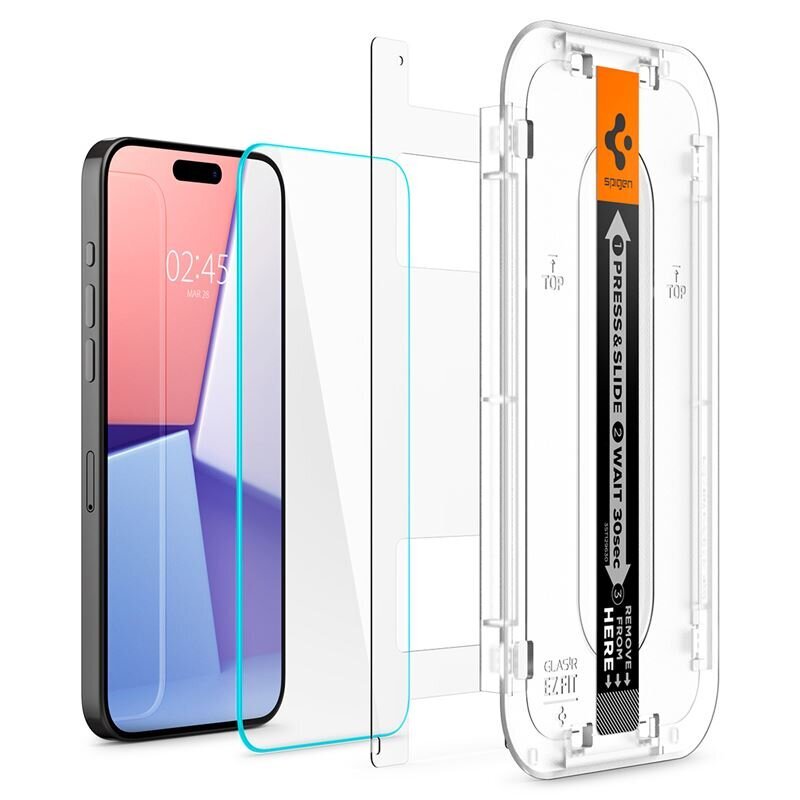 Spigen GLAS.TR EZ Fit цена и информация | Ekrāna aizsargstikli | 220.lv