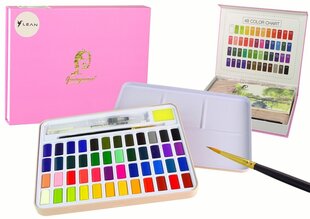Набор акварельных красок, 48 цветов цена и информация | Принадлежности для рисования, лепки | 220.lv
