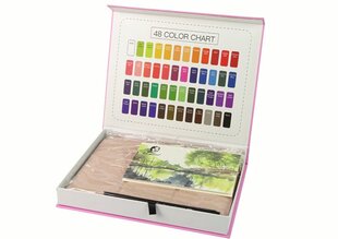 Набор акварельных красок, 48 цветов цена и информация | Принадлежности для рисования, лепки | 220.lv
