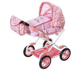 Leļļu ratiņi Baby Annabell Deluxe, rozā cena un informācija | Rotaļlietas meitenēm | 220.lv
