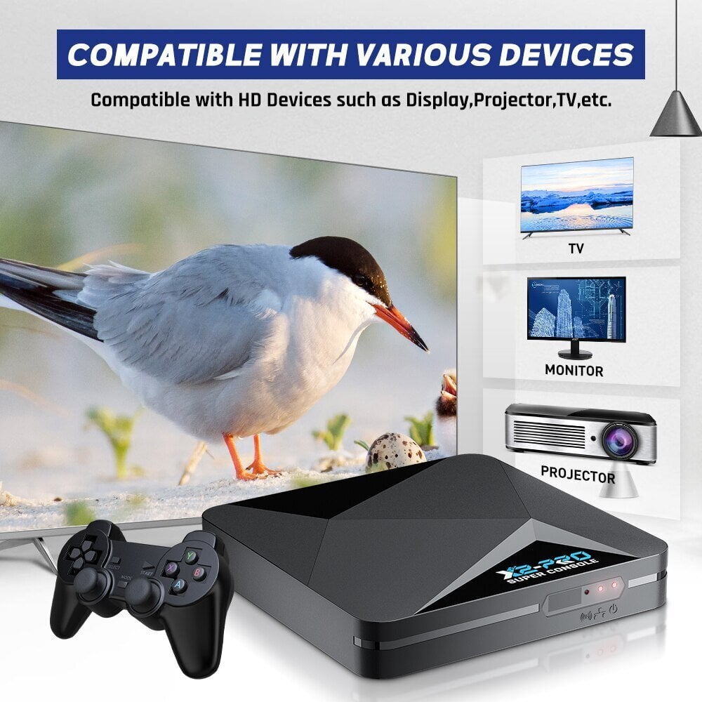 HappyJoe Super Console X2 PRO, 64 GB cena un informācija | Spēļu konsoles | 220.lv