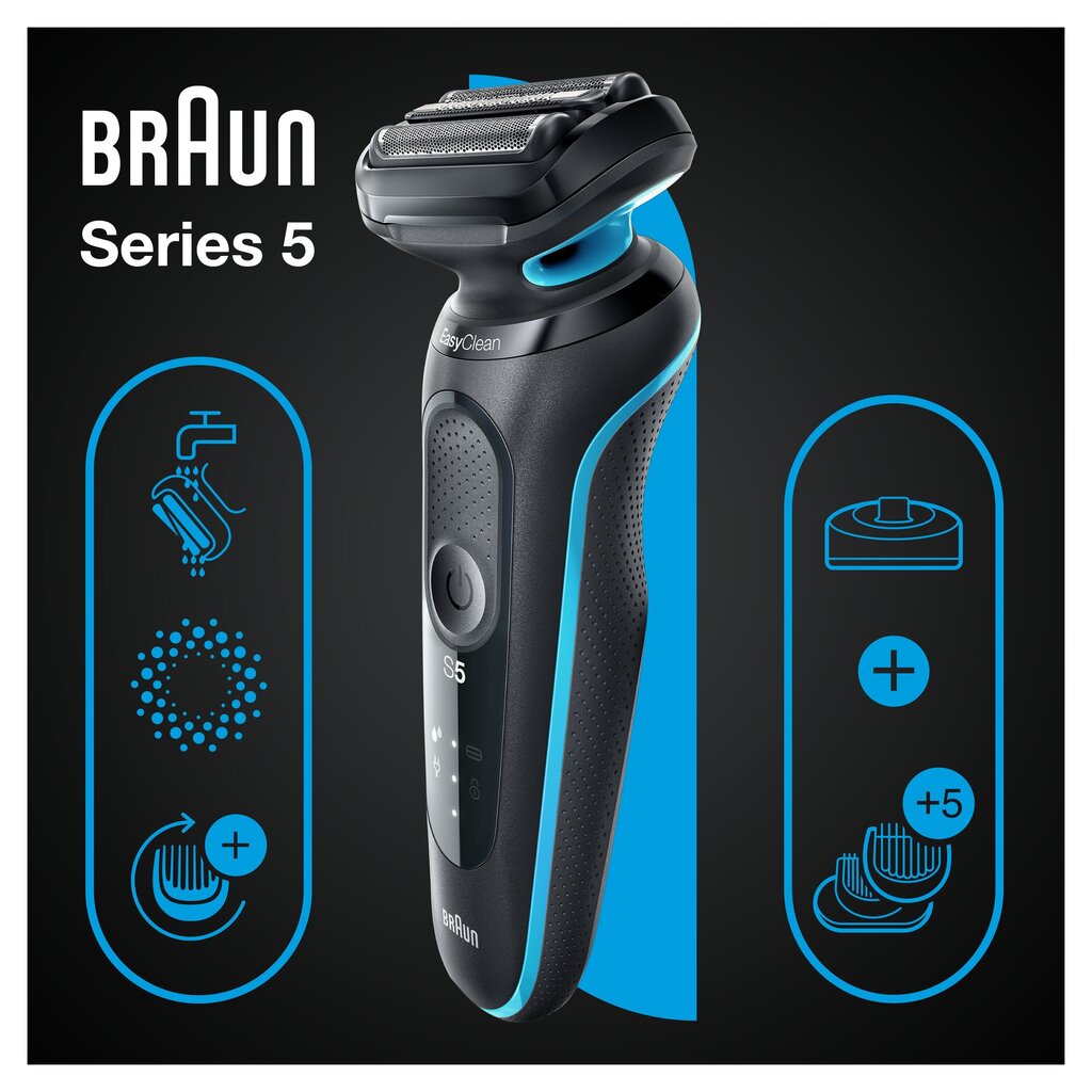 Braun Series 5 51-M4500cs AutoSense цена и информация | Bārdas skuvekļi | 220.lv