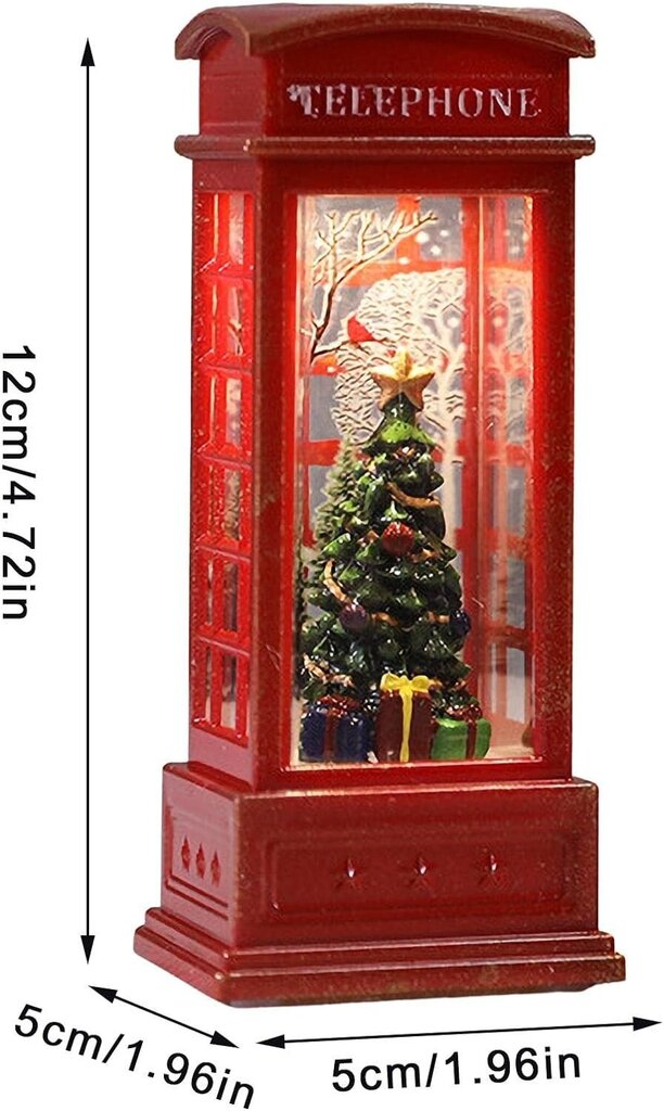Ziemassvētku LED laterna, 2 gab. cena un informācija | Ziemassvētku dekorācijas | 220.lv
