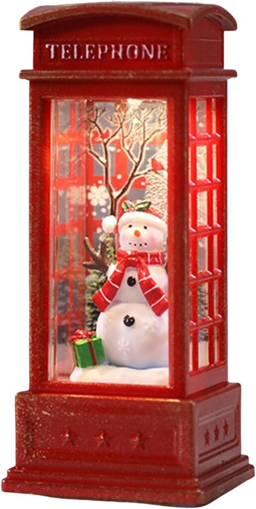 Ziemassvētku LED laterna - Sniegavīrs, 2 gab. cena un informācija | Ziemassvētku dekorācijas | 220.lv