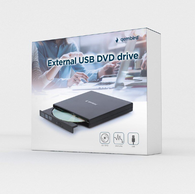 Gembird External USB DVD cena un informācija | Ārējie cietie diski | 220.lv