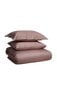 Satīna gultas veļas komplekts no 5 daļām Dusty Pink, 140x200 cena un informācija | Gultas veļas komplekti | 220.lv