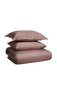 Satīna gultas veļas komplekts no 5 daļām Dusty Pink, 140x220 cena un informācija | Gultas veļas komplekti | 220.lv
