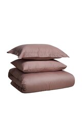 Satīna gultas veļas komplekts no 5 daļām Dusty Pink, 150x200 цена и информация | Постельное белье | 220.lv