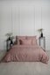 Satīna gultas veļas komplekts no 5 daļām Dusty Pink, 150x200 cena un informācija | Gultas veļas komplekti | 220.lv