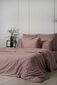 Satīna gultas veļas komplekts no 5 daļām Dusty Pink, 150x220 cena un informācija | Gultas veļas komplekti | 220.lv