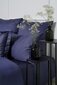 Satīna gultas veļas komplekts no 5 daļām Blue, 160x200 cena un informācija | Gultas veļas komplekti | 220.lv