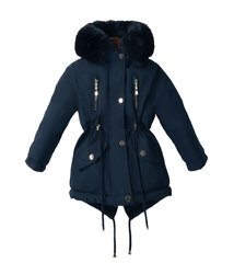 Зимняя куртка для девочек, синяя цена и информация | Куртки, пальто для девочек | 220.lv