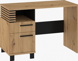 Письменный стол Lamir, коричневый/черный цвет цена и информация | Компьютерные, письменные столы | 220.lv