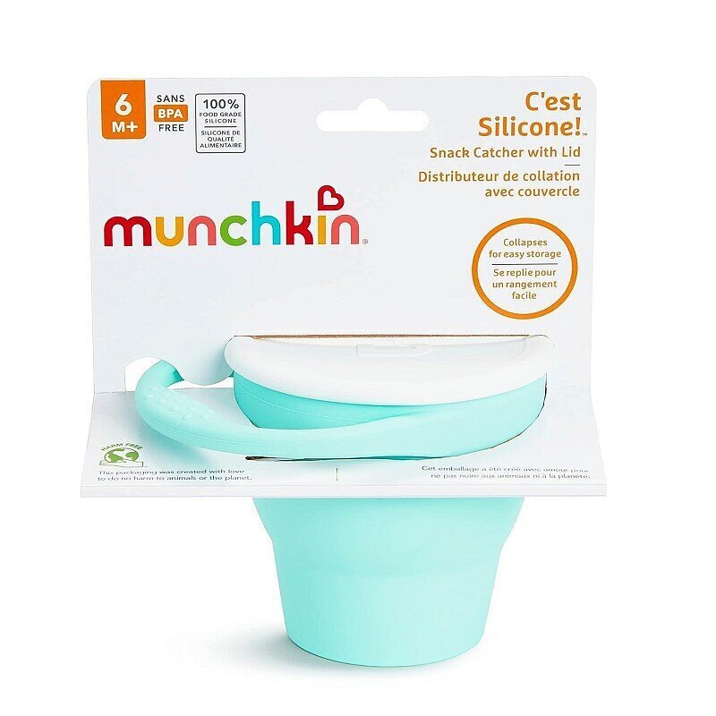 Silikona krūze Munchkin Mint, 6 mēn + cena un informācija | Bērnu trauki, piena uzglabāšanas trauciņi un piederumi | 220.lv