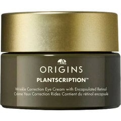 Acu krēms Origins Plantscription Wrinkle Correction, 15 ml cena un informācija | Acu krēmi, serumi | 220.lv