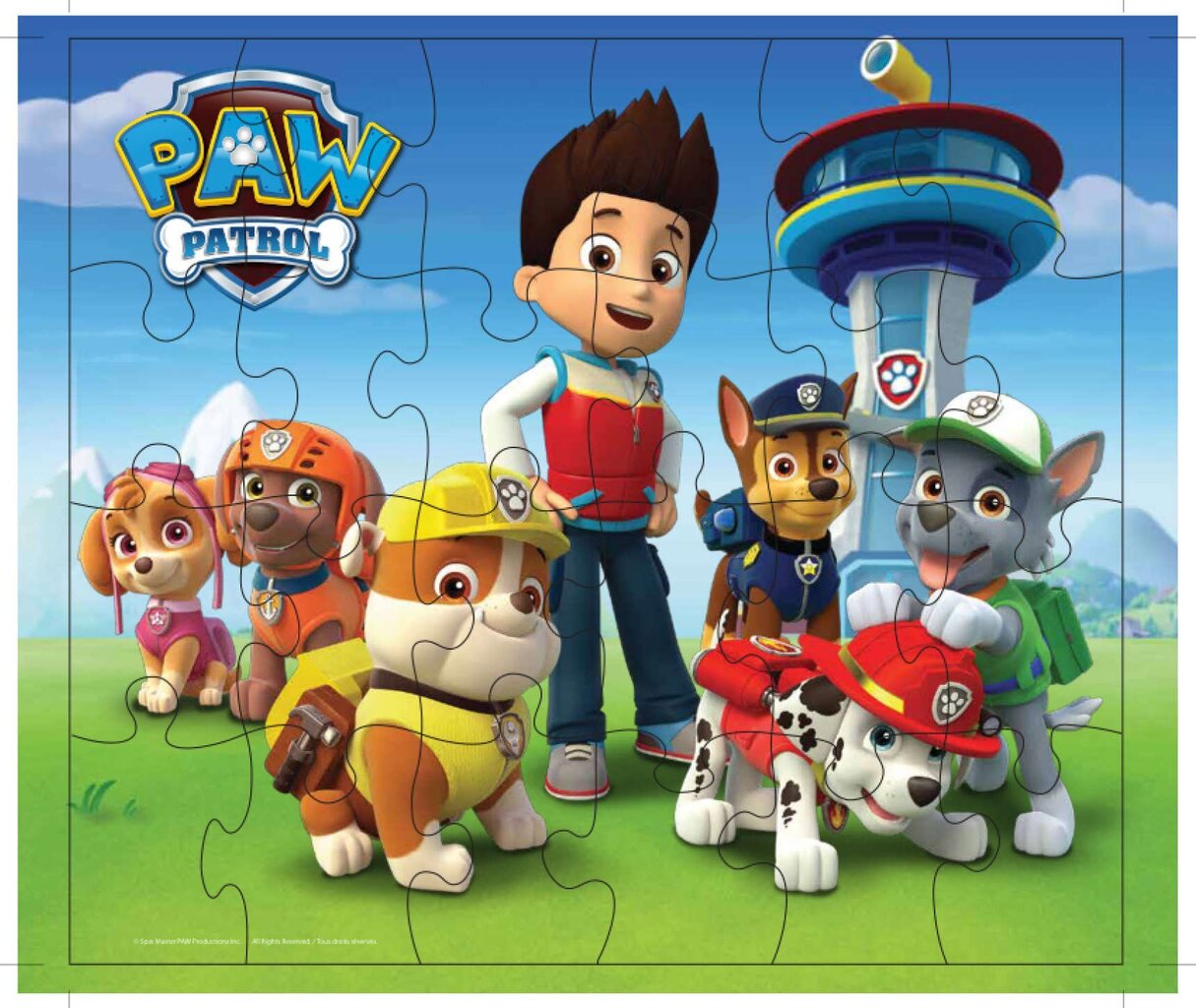 Spēļu komplekts Paw Patrol 3-in-1 puzle Ķīnas kārtis cena un informācija | Galda spēles | 220.lv