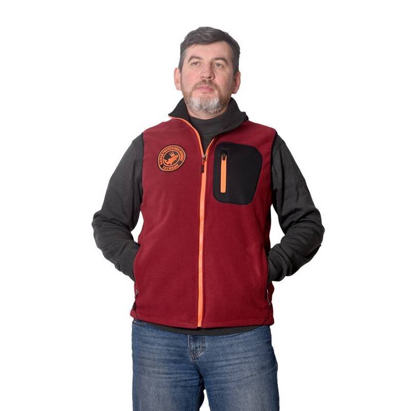 Bordo krāsas flīsa veste Alaskan Veteran cena un informācija | Vīriešu vestes | 220.lv